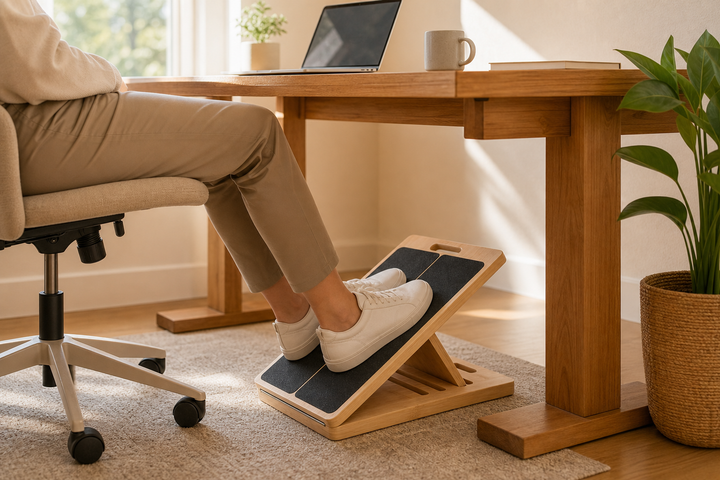 At your desk