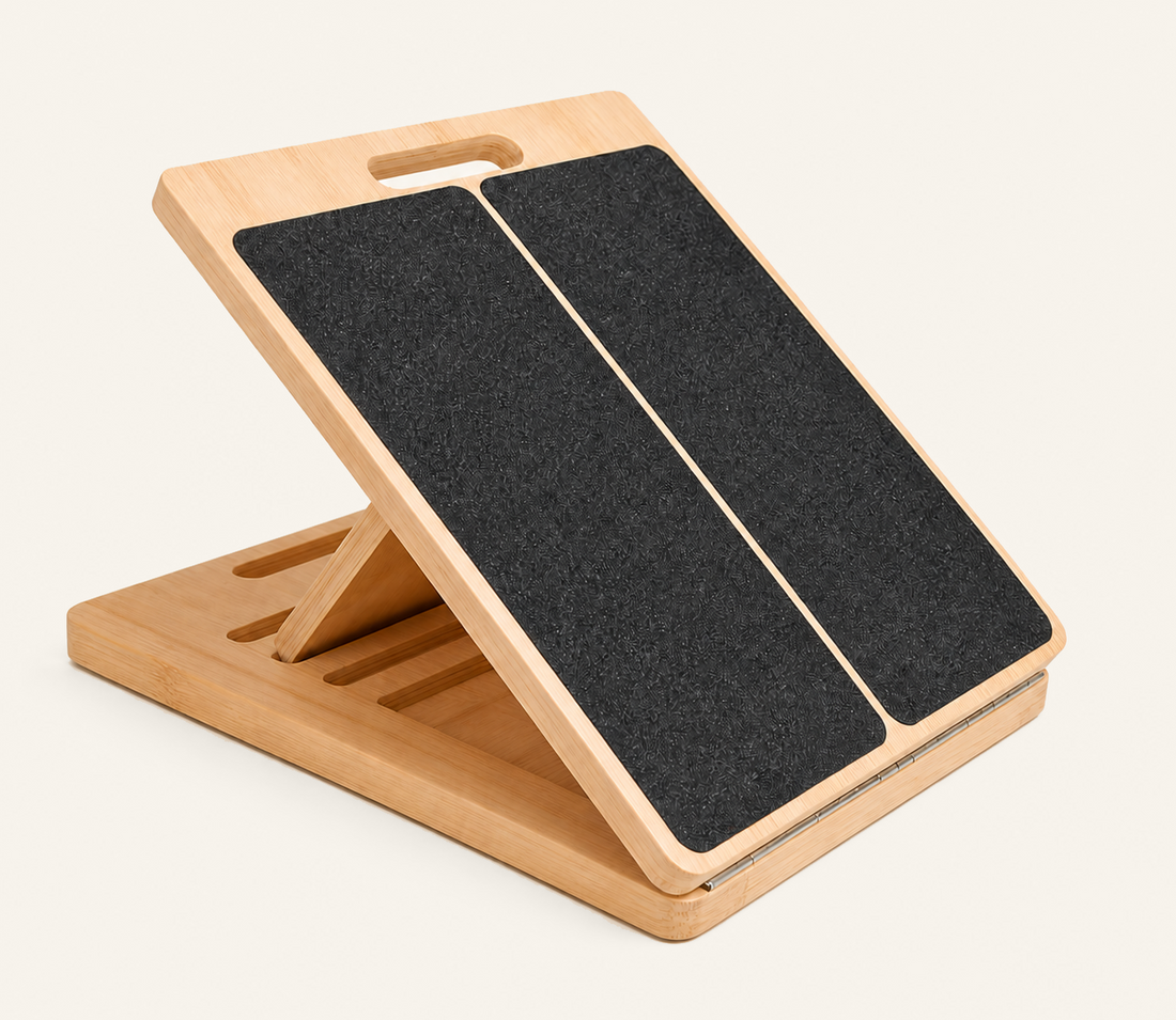 Ankora adjustable wooden slant board